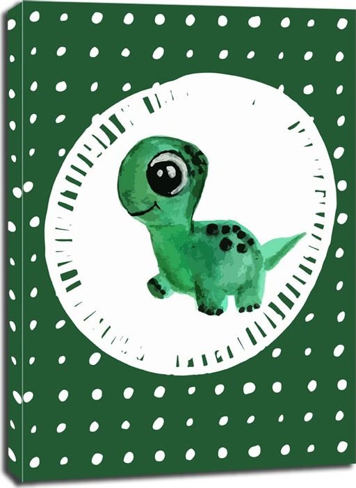 Affek Design Dino 2 - obraz na płótnie 40x50 cm 1