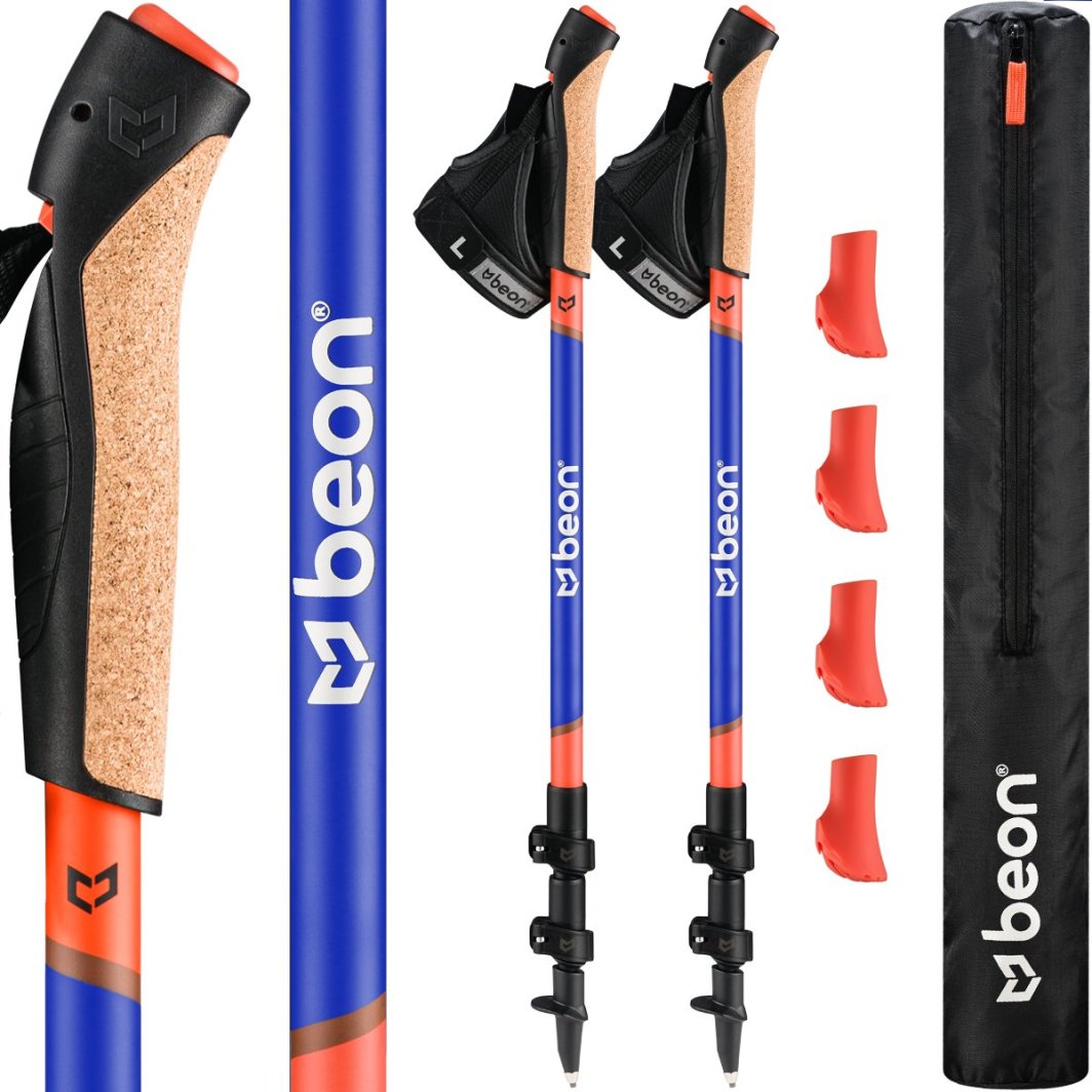 Kije nordic walking Beon NX4 Blue 1