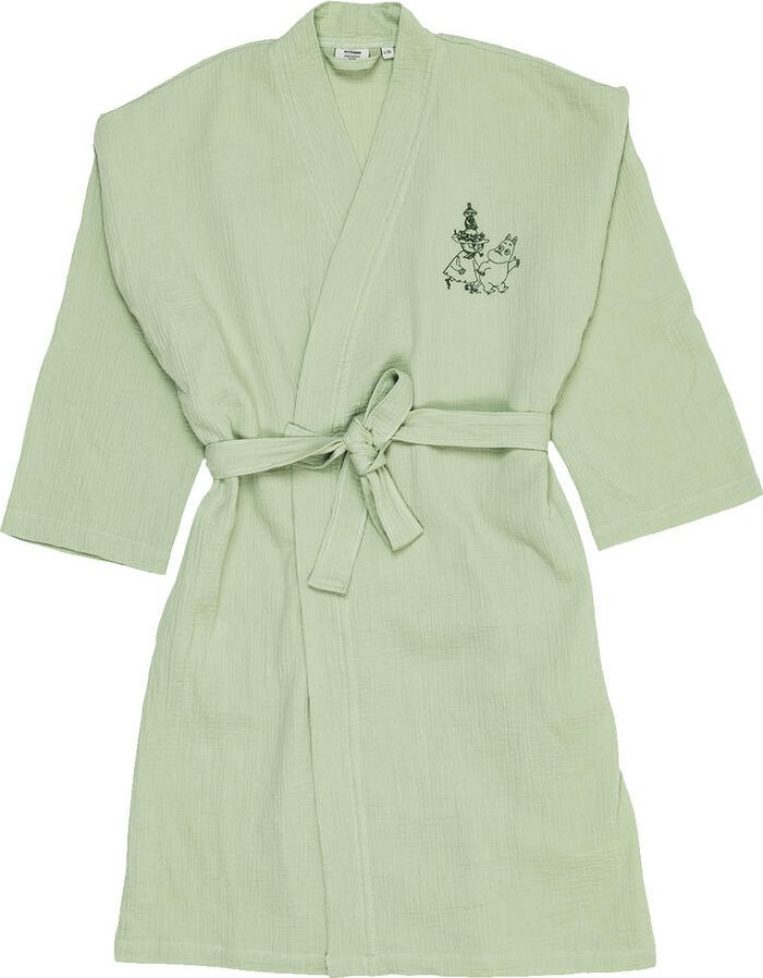 Moomin muslin robe L/XL green