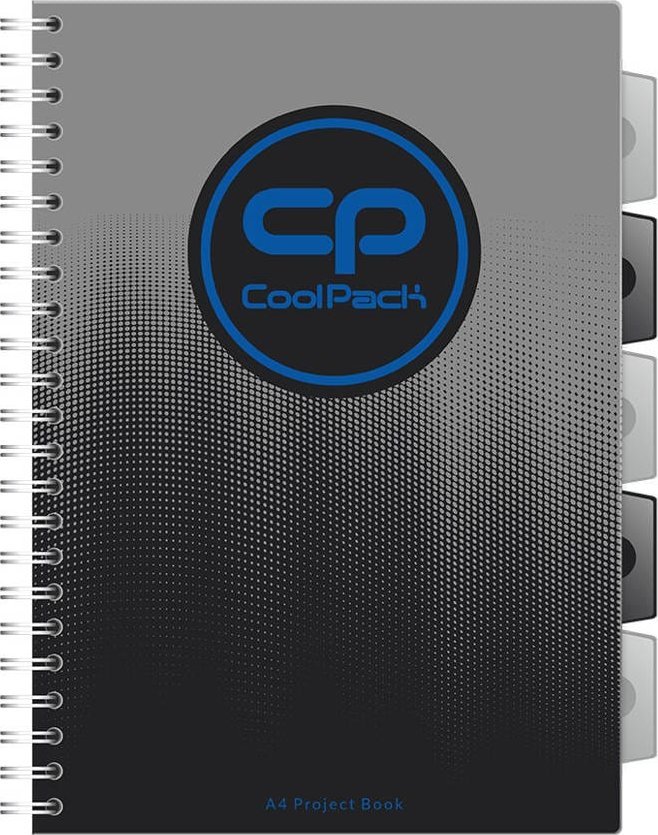COOLPACK - GRADIENT - KOŁOZESZYT A4 - GREY 1