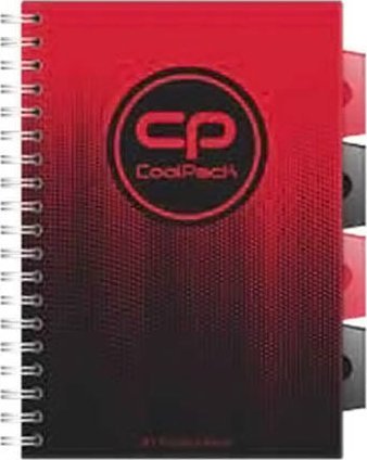COOLPACK - GRADIENT - KOŁOZESZYT B5 - CRANBERRY 1