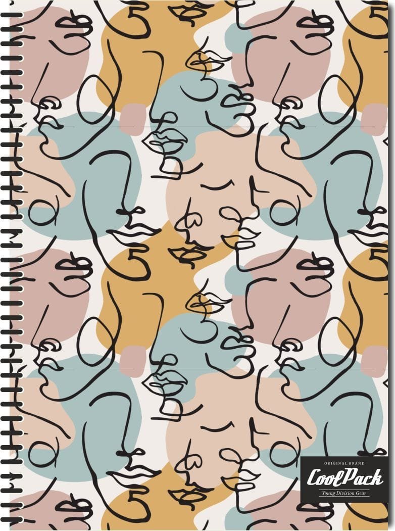 COOLPACK - KOŁOZESZYT A4 - ART DECO 1