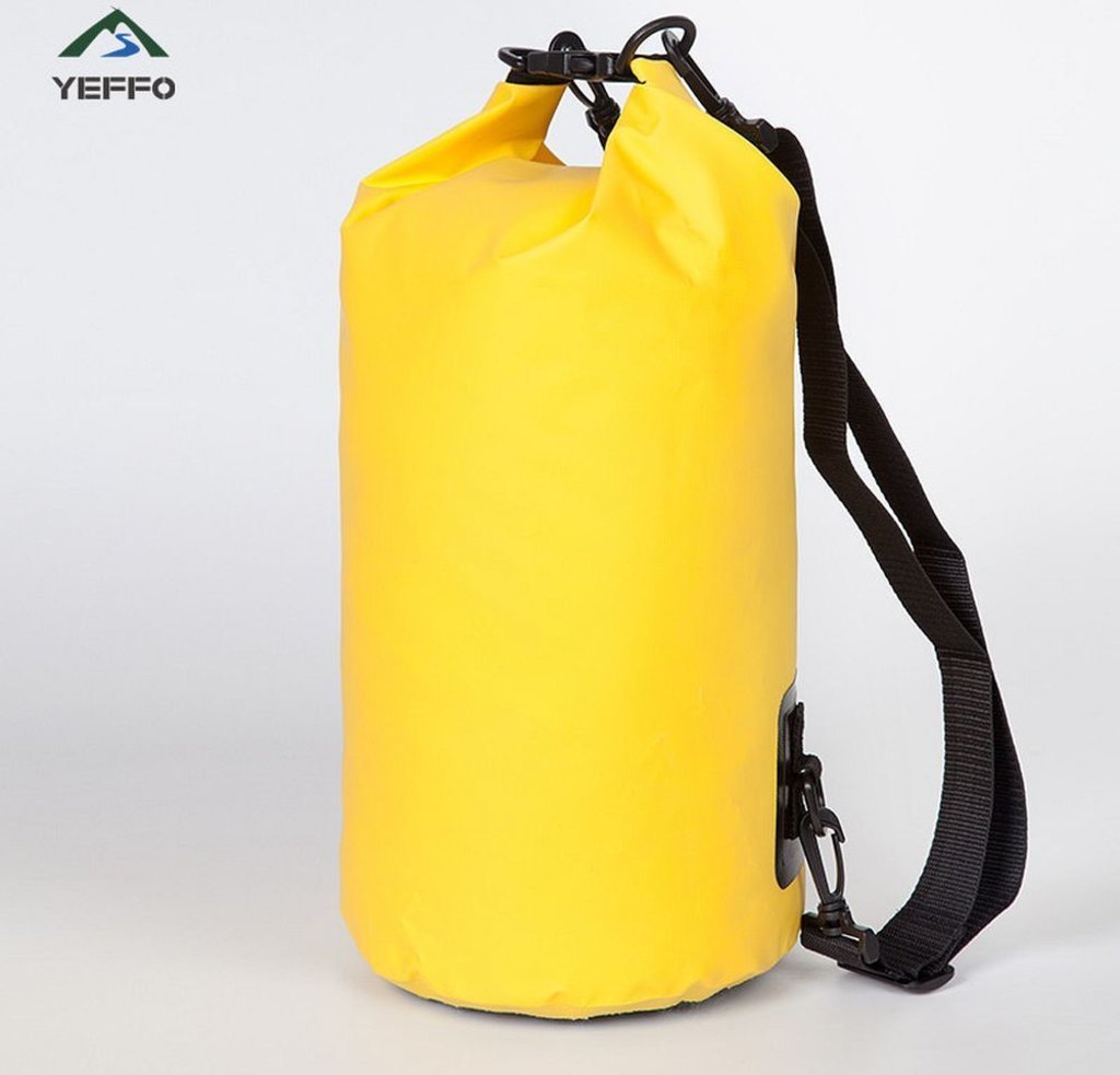 Wodoodporna torba typu Bucket 10L żółta 1