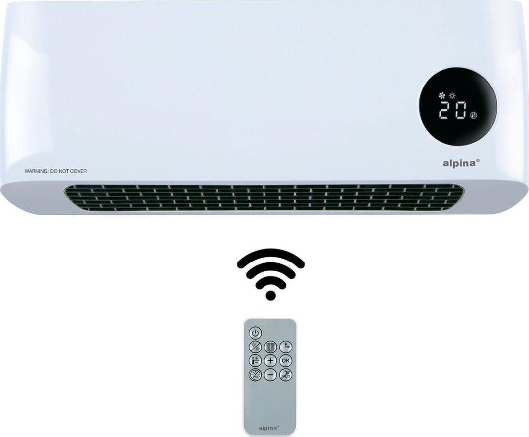 GRZEJNIK NAGRZEWNICA ŚCIENNA 1000-2000W PILOT ALPINA 1