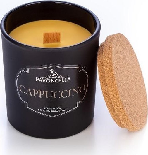 Świeczka sojowa Cappuccino czarna 135g 1