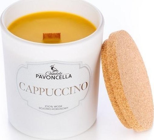Świeczka sojowa Cappuccino biała 135g 1