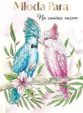 Karnet KW Ślub - Papużki