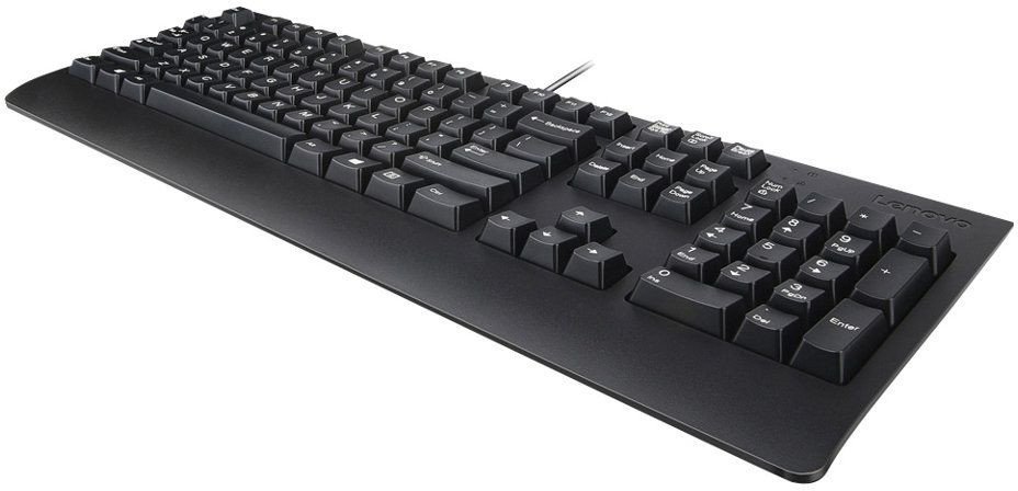 LENOVO Essential Wired Keyboard Black - German 129 1