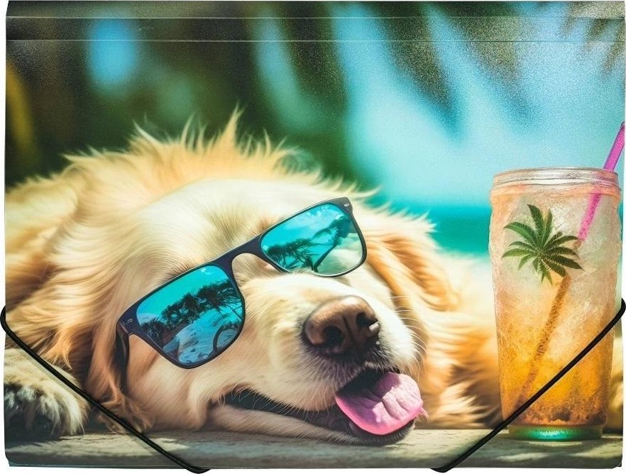 Teczka A4 PP z nadrukiem Chillout Dog 1