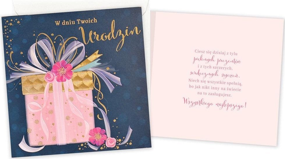 Karnet Urodziny (damskie, prezent) 1