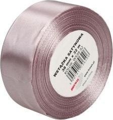 Wstążka satynowa pudrowy róż 38mm x 32m 1