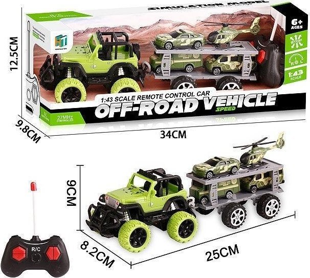 Auto na radio Wosjko z przyczepą 1