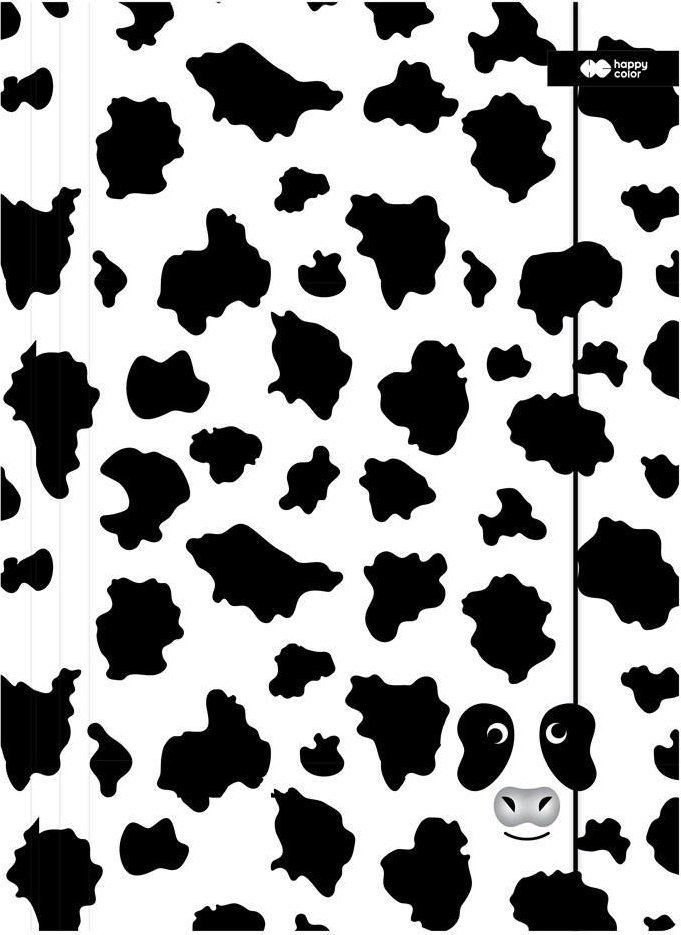 Teczka A4+ z gumką B&W krowa HAPPY COLOR 1