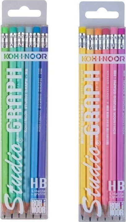 Ołówek grafitowy Studio Graph Mat HB 6szt 1