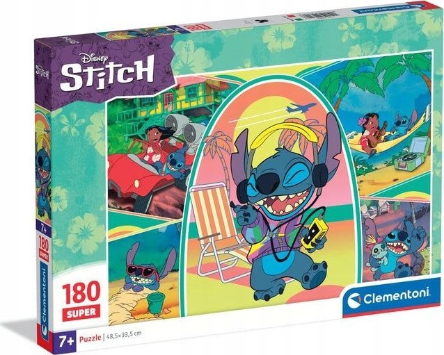 Clementoni Puzzle Super Disney Stitch 180 elementów (29800) - Morele.net