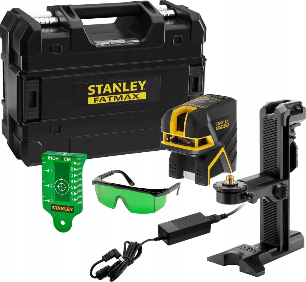 ST.FATMAX CROSS LASER +5 POINT GREEN Li-ION 30m 1