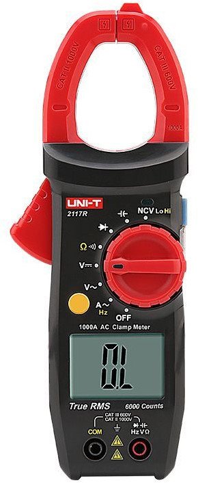 Sroves matavimo reples DC/AC 1000V;  AC 1000A;  60MO;  6mF;  33mm; UNI-T 1