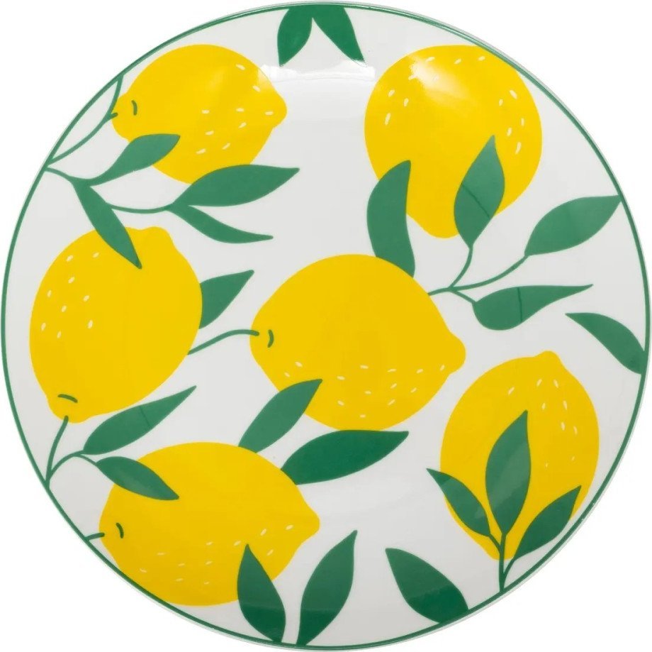 Komplet 6 talerzy obiadowych Lemon 27 cm 1