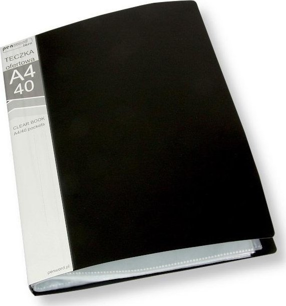 Teczka A4/40 ofertowa czarna 1