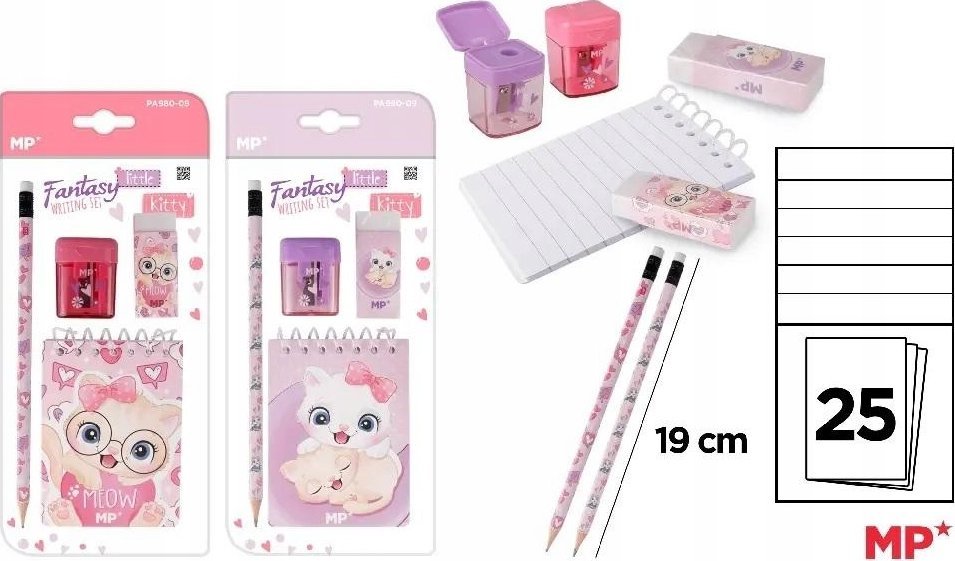 Zestaw do pisania Kot MIX 1