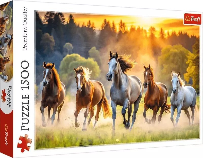 PUZZLE 1500 Dzikie konie 26215 1