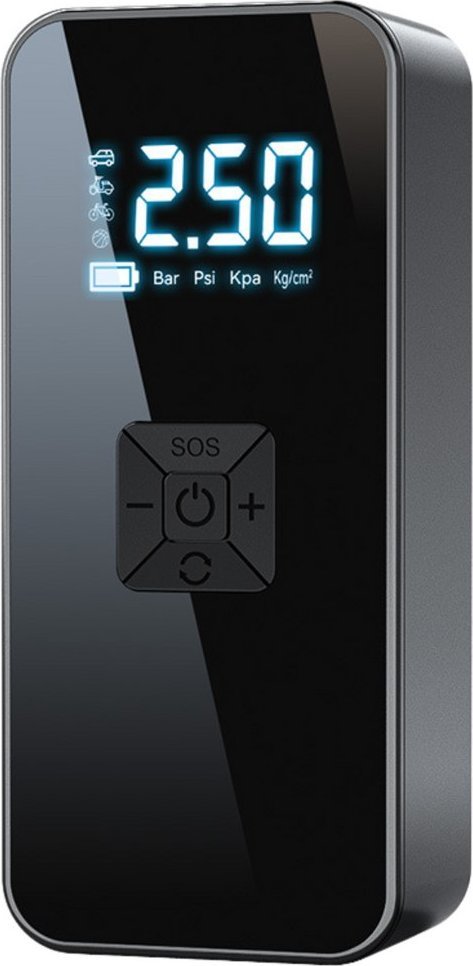 Elektryczny Mini Kompresor Przenośny Latarka LED 5 Trybów Pracy LEAN 1