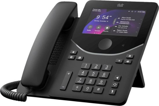 Cisco DESK PHONE 9871 CARBON telefon VoIP Czarny, Węgiel LCD Wi-Fi 1