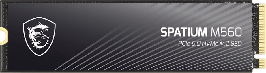 Dysk SSD MSI Spatium M560 2TB M.2 2280 PCI-E x4 Gen5 NVMe (SPATIUM M560 PCIE 5.0 NVME M.2 2TB) 1