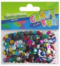 Craft with Fun Cekiny metaliczne kółka 6,5mm (215427) 1
