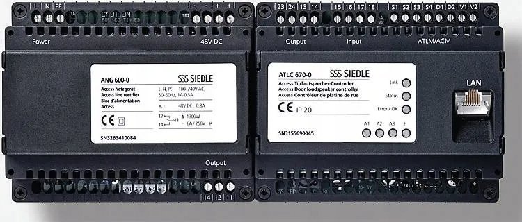 Siedle&Sohne door loudspeaker controller ATLC/NG 670-0 1