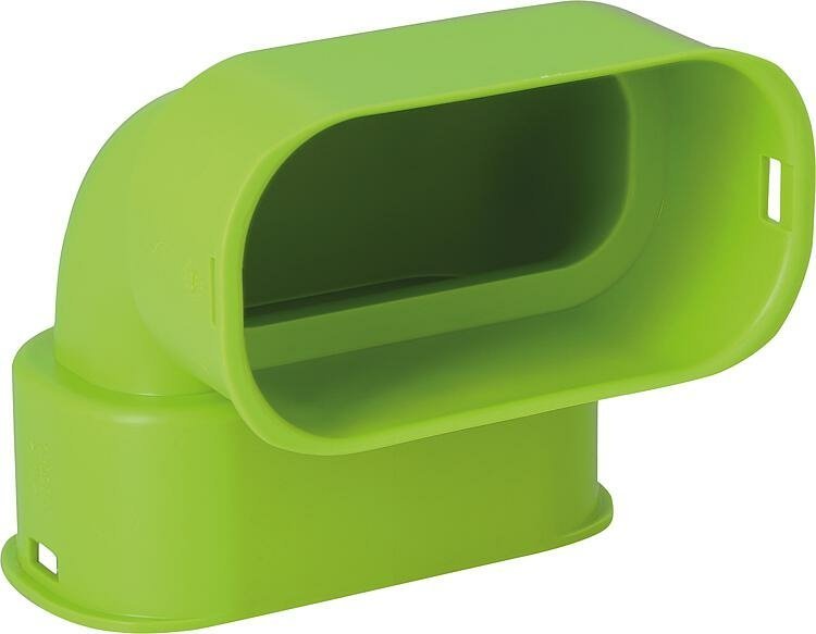 Wolf CWL bow vertical 90Gr. for flexible duct system 50x100 1