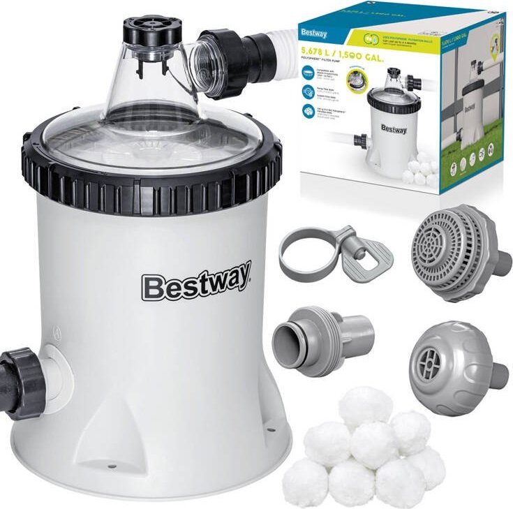 Bestway Pompa piaskowa do basenu Wydajność 5678 l/h 58870 EDUKAMP 1