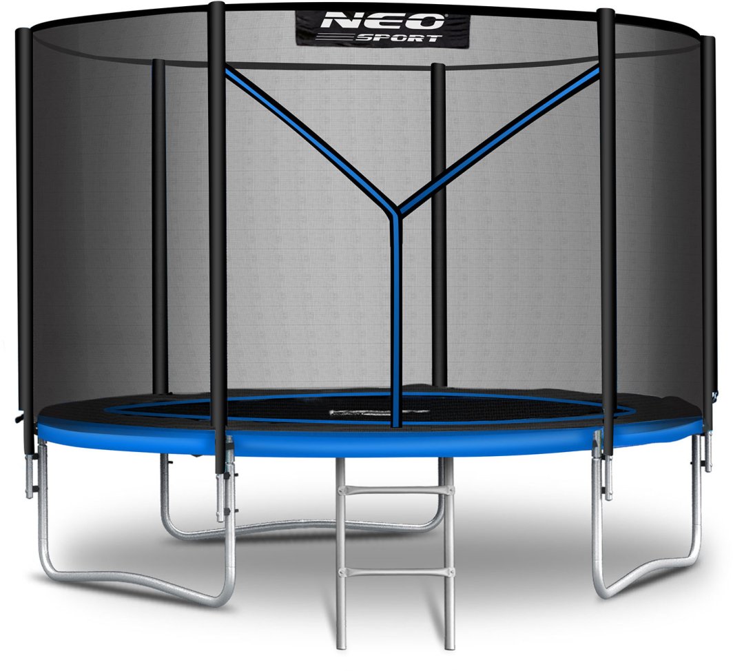NeoSport Trampolina ogrodowa 6ft/183cm z siatką zewnętrzną i drabinką 1