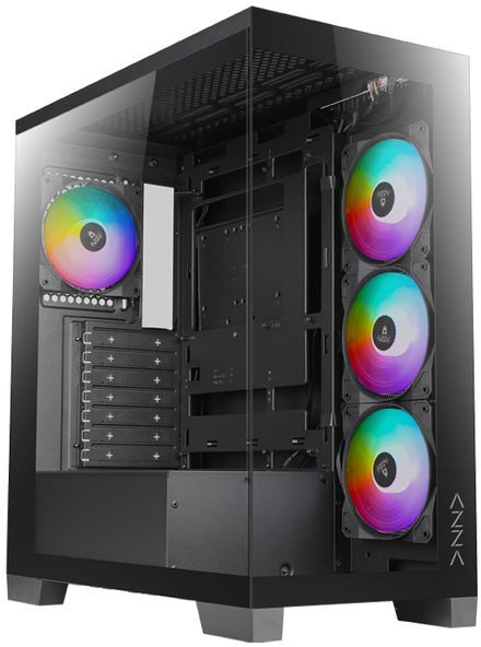 AZZA Cove 570 Miditower black 4xARGB Lüfter 1