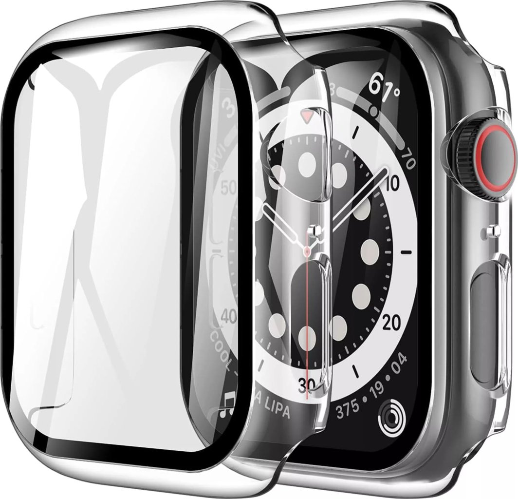 Obudowa ochronna z szkłem Alogy Protector Case 2w1 nakładka etui do Apple Watch 10 46mm Przezroczysta 1