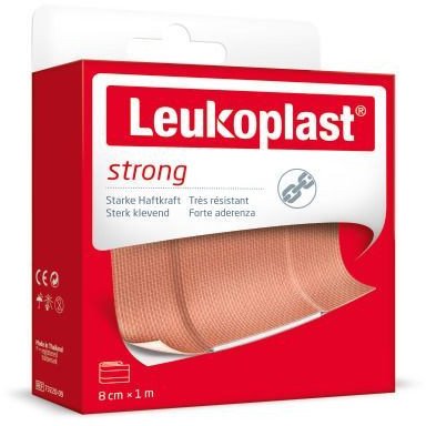 Leukoplast, Plaster Strong 8cm x 1m, 1 sztuka 1