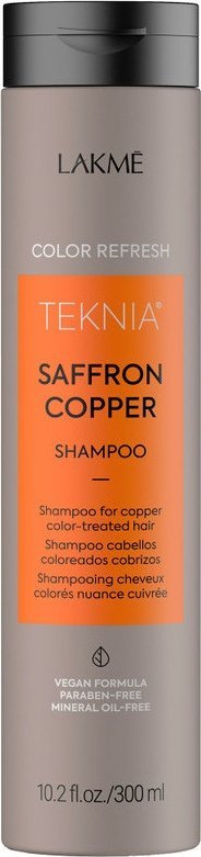 Lakme Teknia Saffron Copper Shampoo Refresh szampon odświeżający kolor do włosów miedzianych 300ml 1