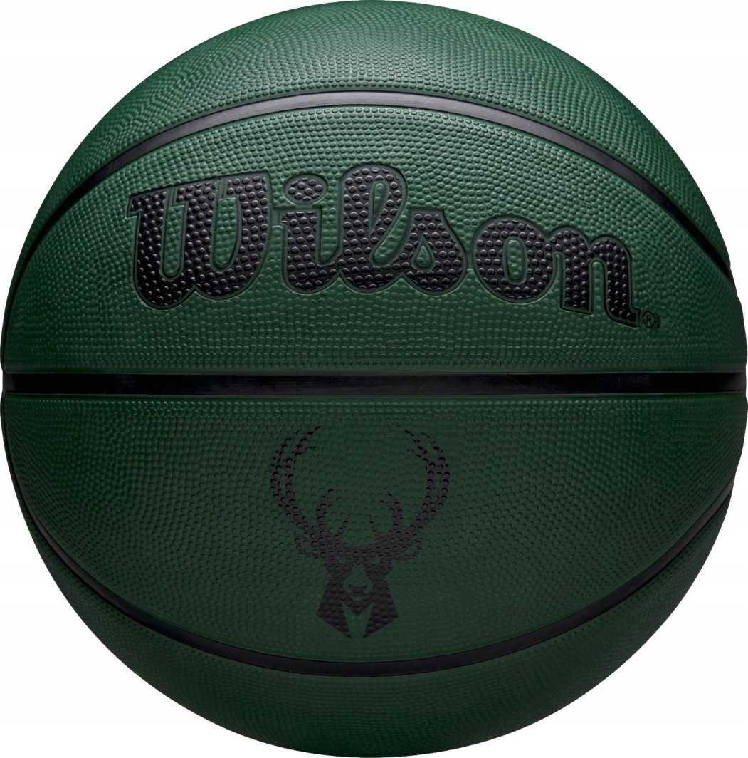 Wilson NBA Team Tribute Solid Milwaukee Bucks Ball WZ4025417XB Zielone 5 1