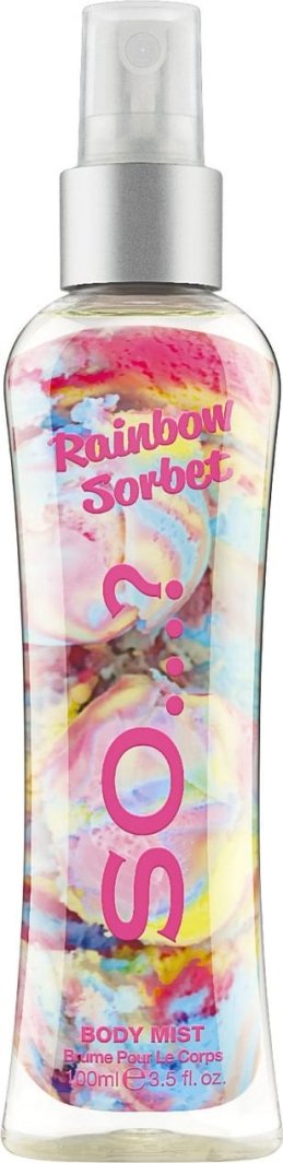 SO...? Perfumowana mgiełka do ciała Rainbow Sorbet 100 ml 1