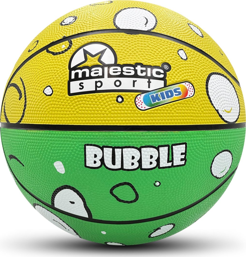 Piłka do koszykówki Majestic Sport Bubble multicolor r. 4 1
