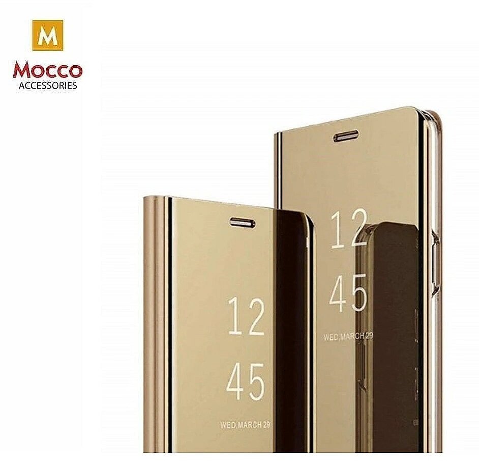 Mocco Clear View Cover Case For Samsung Galaxy A22 4G Gold 1