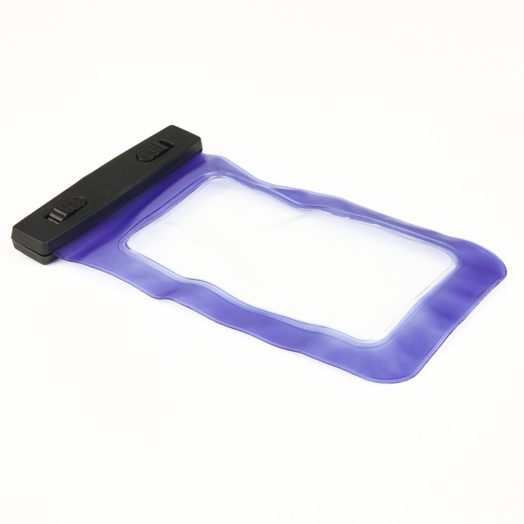 Mocco WaterProof Case For Mobile Phones ( 5.5'') ( 10cm X 18cm ) Purple 1
