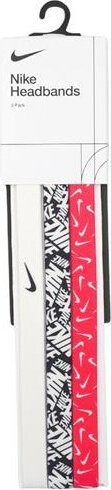 Opaski na włosy Nike Headbands 3 szt. biała, czarna, różowa N0002560114OS 1