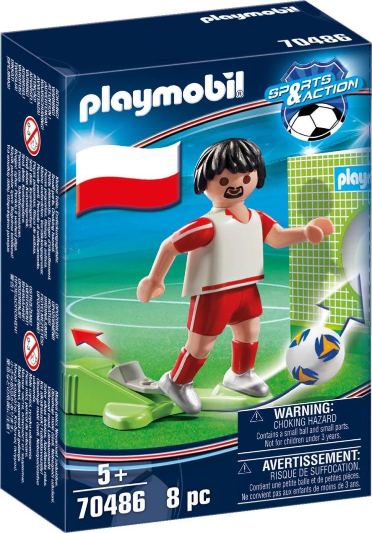 PLAYMOBIL 70486 Sports & Action Player Polska 8el 1