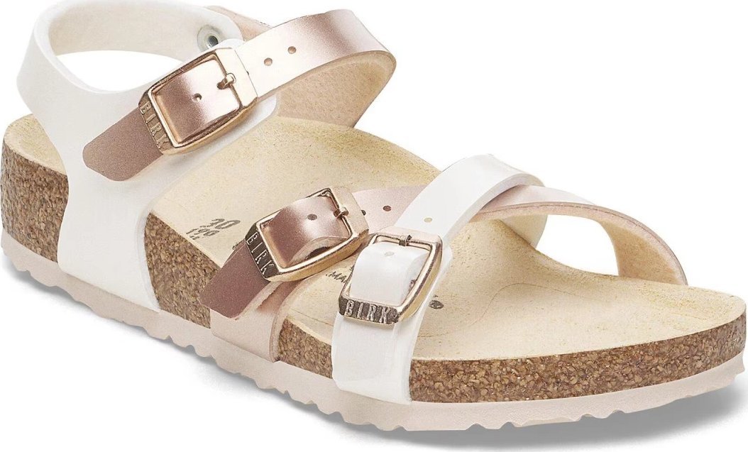 Birkenstock sandały KUMBA SPLIT KIDS 1029411 Electric Metallic Pearl/Copper (szerokość standardowa) 35 1