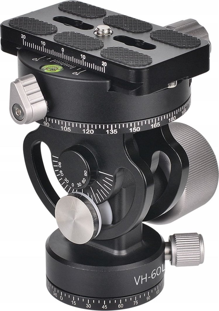 Profesjonalna Głowica Panoramiczna 10kg K&F VH-60L Aluminium 3x Podziałka / KF31.103 1