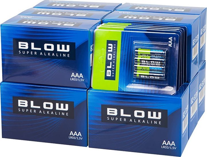 82-669# Bateria  blow super alkaline aaa lr3 blister karton 1