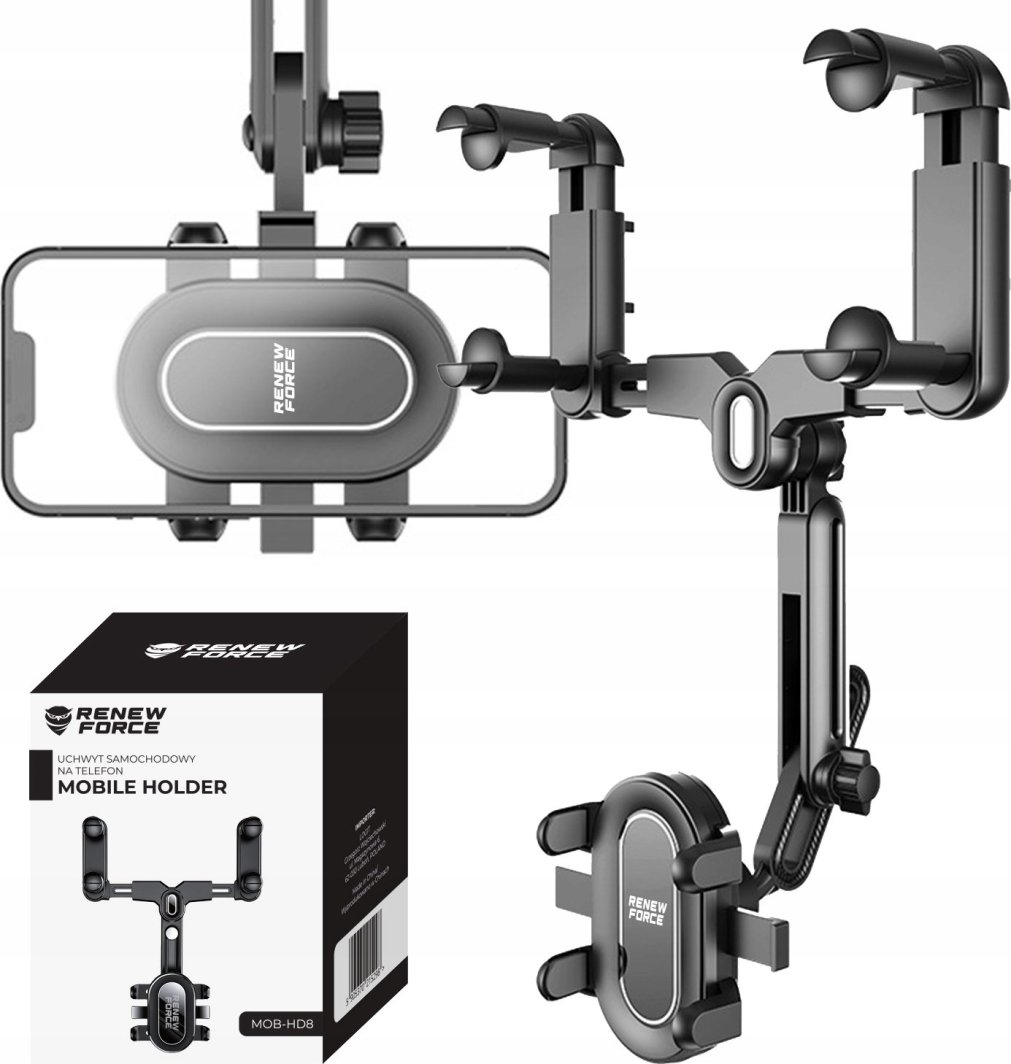 UCHWYT SAMOCHODOWY NA TELEFON NA LUSTERKO MOB-HD8 1
