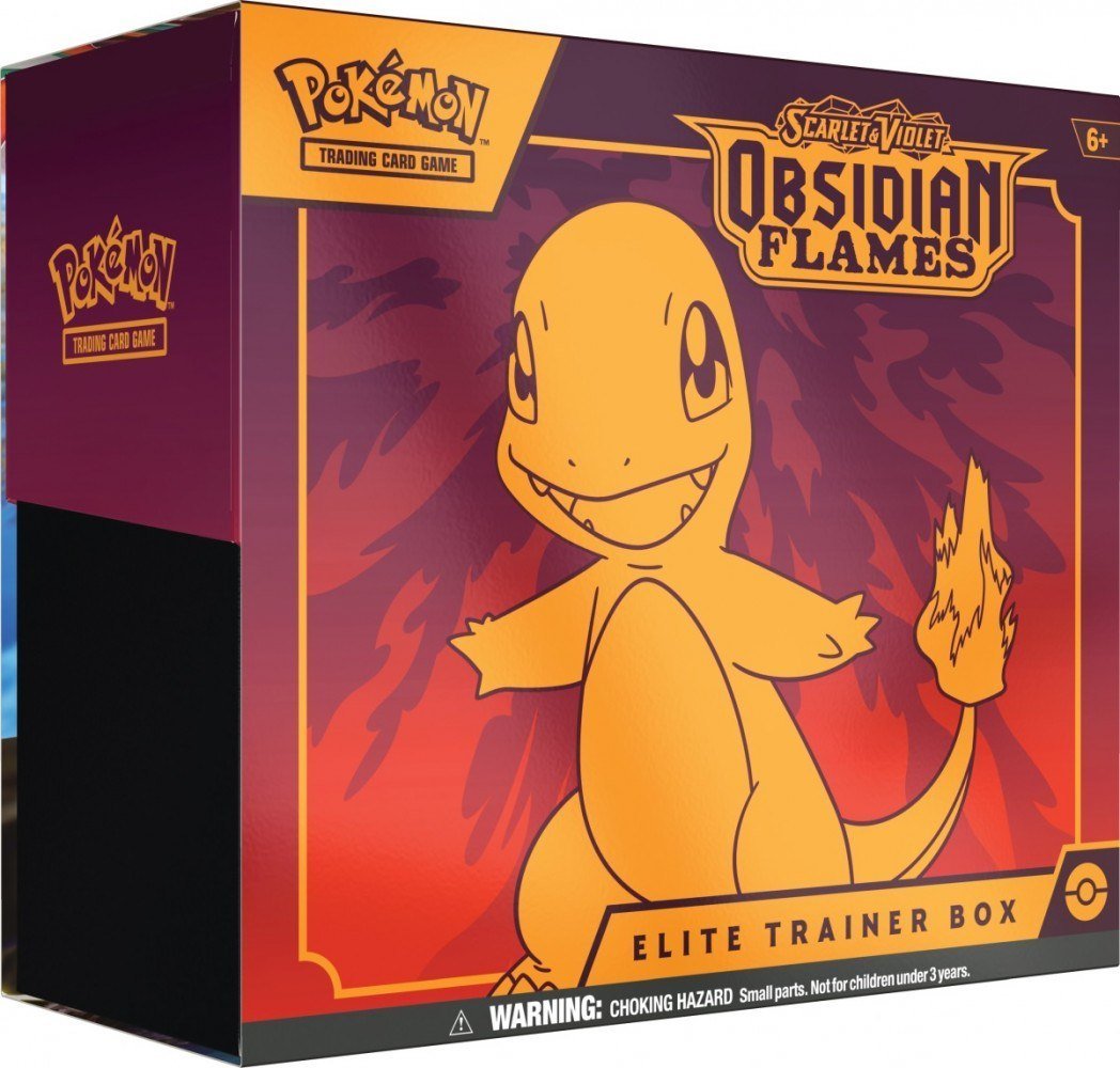 Zestaw Scarlet & Violet - Obsidian Flames - Elite Trainer Box Pokemon TCG 1