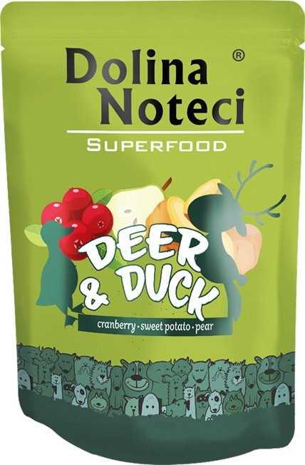 Dolina Noteci Superfood z jeleniem i kaczką 300g 1